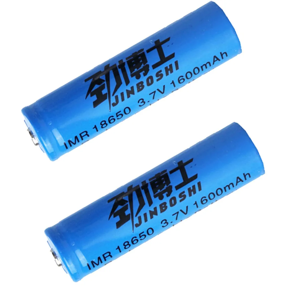 

JINBOSHI High Quality 1600mAh 3.7V 18650 Lithium ion batteries Rechargeable Battery For Flashlight Torch