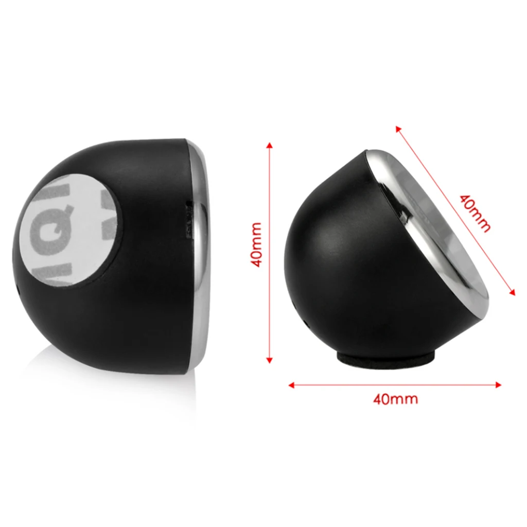 Round Digital Hygrometer Clock Thermometer Temperature Meter Gauge Waterproof Car Temp Meter Celsius &deg;C Thermometer with Battery