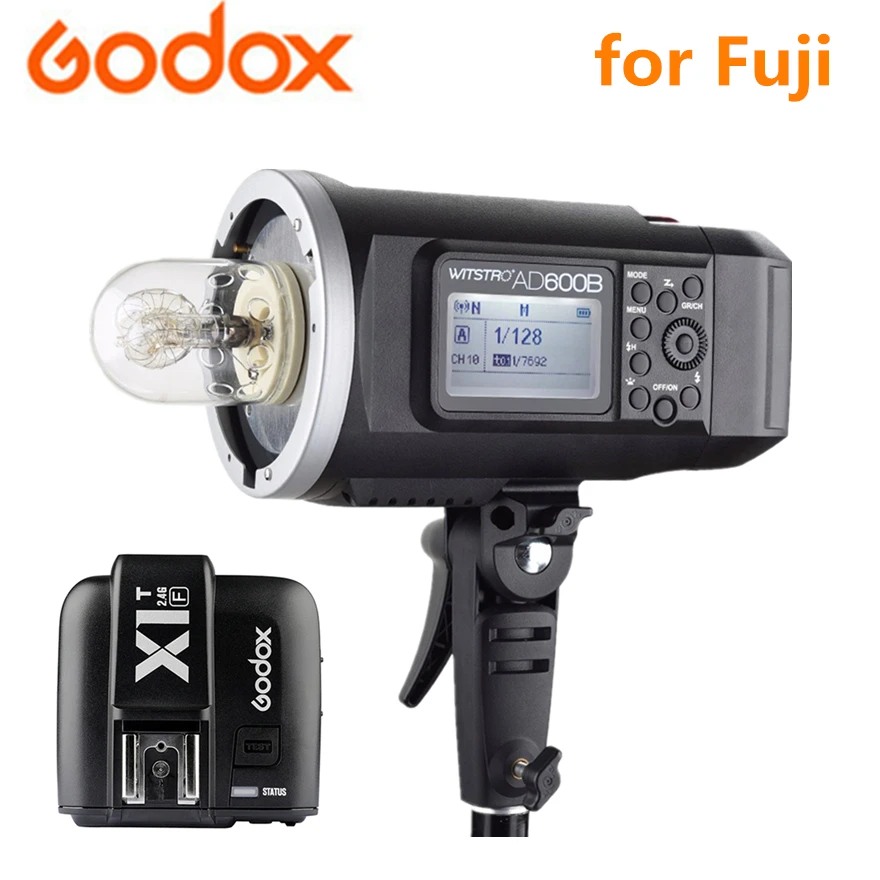 

Godox AD600B HSS TTL Bowens Mount 2.4G X System 8700mAh Li-Battery Outdoor Flash + X1T-F transmitter for Fujifilm FUJI Camera
