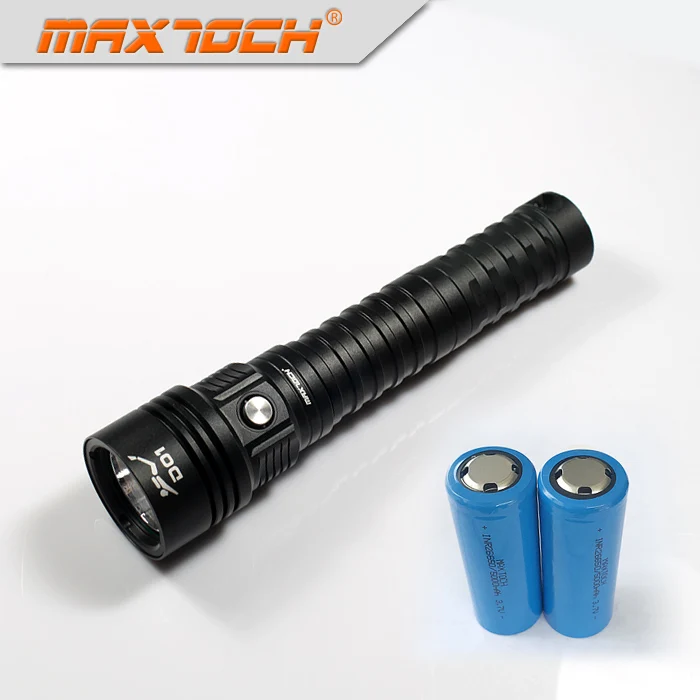 MAXTOCH D01 2500lm XHP50.2 светодиодный фонарь для дайвинга DO1, водонепроницаемый, для дайвинга, без темного центрального луча, фонарик для дайвинга - Цвет: Фиолетовый