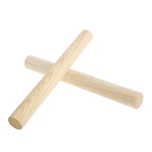 1 Pair Wooden Claves 22cm Kid Percussion Toy Educational Musical Instrument 328 Promotion %312