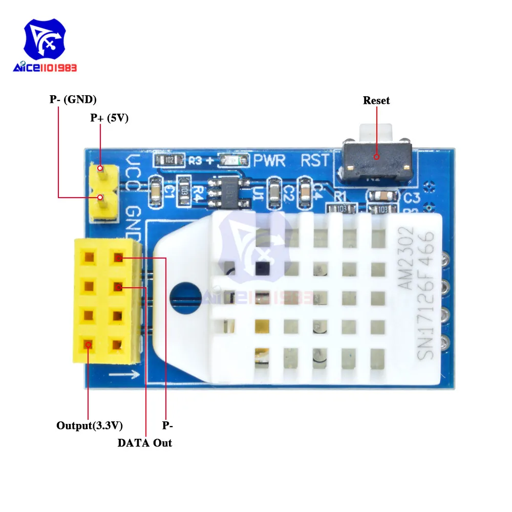 Беспроводная последовательная плата расширения ESP8266 с Wi Fi цифровой модуль