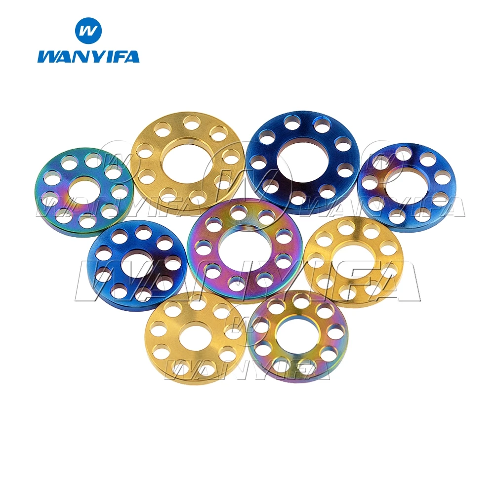 

Wanyifa M6 M8 M10 Titanium Drilled Spacer Washer for Motorcycle Modification