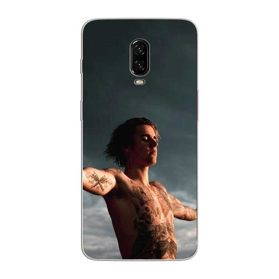 ciciber Justin Bieber Super Star Cover For Oneplus 6 6T 5 5T Back Clear Soft TPU Phone Cases For 1+ 6 6T 5 5T Coque Fundas Capa