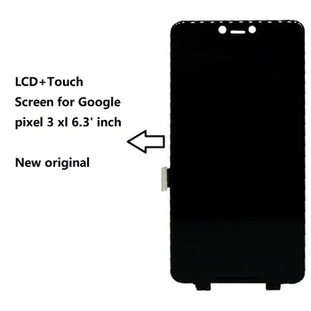 

6.3" LCD For Google Pixel 3 XL LCD Display Touch Screen Digitizer Full Assembly Mobile Phone Repair Replacement parts Black