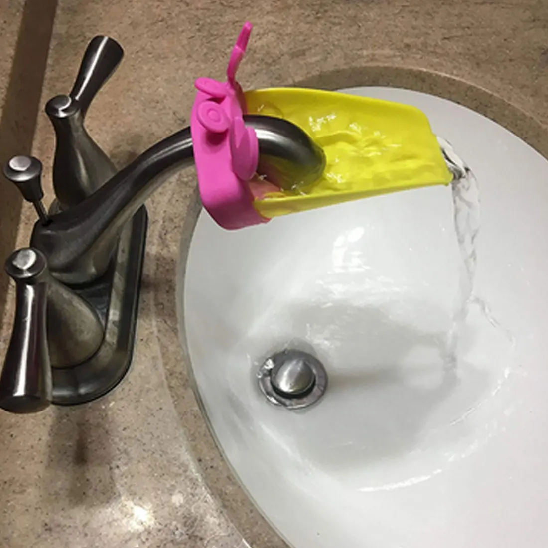 Cute Silicone Faucet Extender kid Hand Washing extender Baby Tubs Kids Rubber Bathroom Sink crab design Water Reach Faucet sink