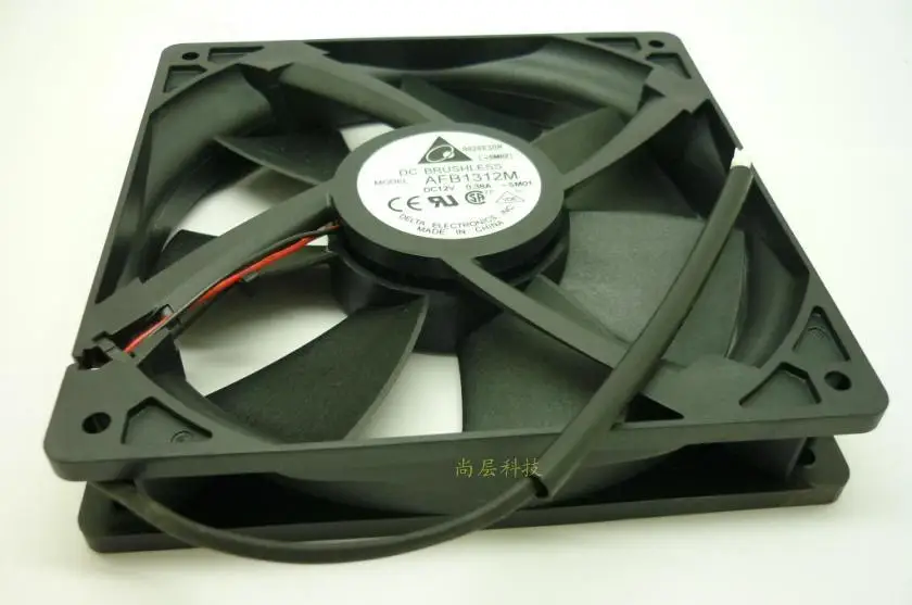 Вентилятор Для delta 13525 AFB1312M 13 5 см 135 мм DC 12V 0.38A 2Wie чехол вентилятор охлаждения|case
