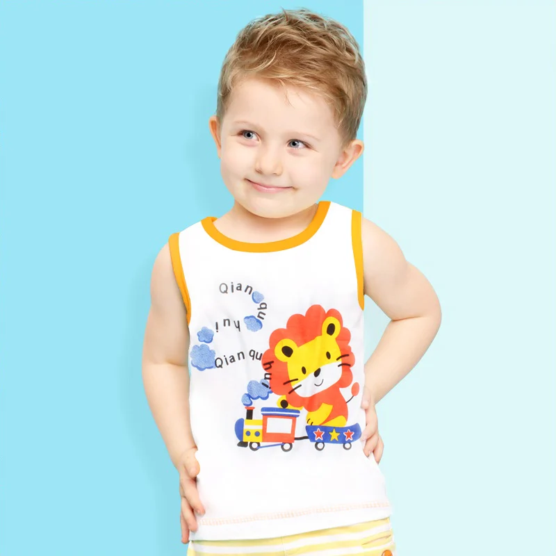 Clearance Cute Animal Boys T shirts Cotton Children Clothing Top Tee