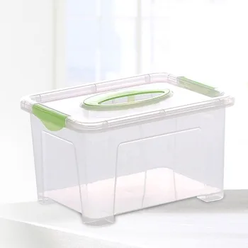 

Covered thickening jewelry sundry receive a box transparent locker sorting box plastic receive box 2.5 L