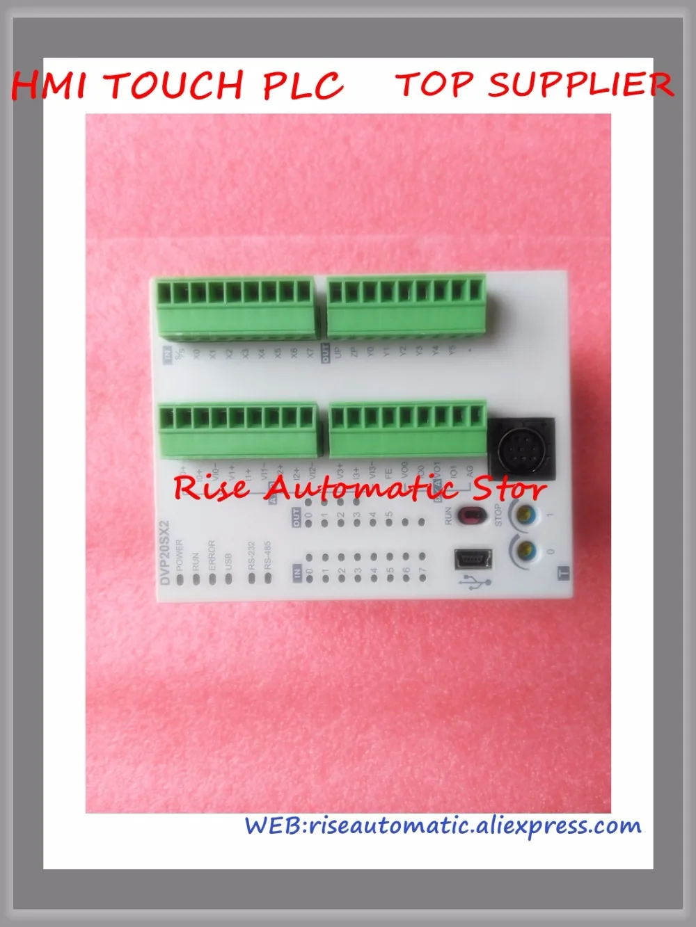 DVP20SX211T ПЛК SX2 серии 24VDC 8DI 6DO(транзистор NPN) 4AI/2AO