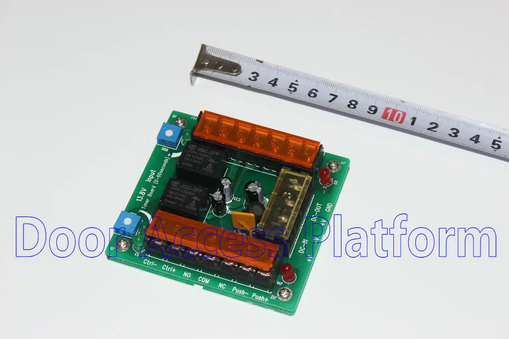 2 шт Палм-размер доска таймер доступа PCB реле выключателя управления для 2 замок 2 контроля доступа reader DC12V контроля доступа; система