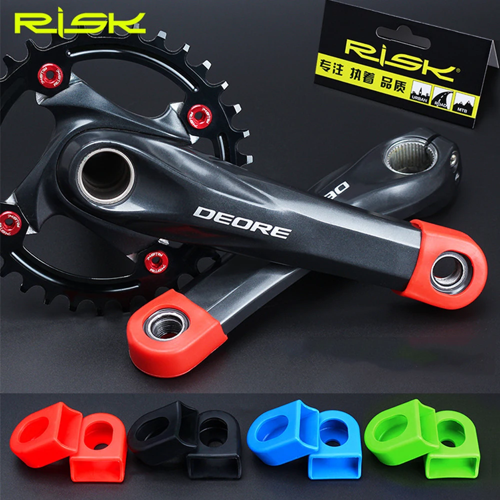 2pcs/lot Universal Bike Crank Protective Case Cover Cycling Bicycle Crankset Protective Sleeve