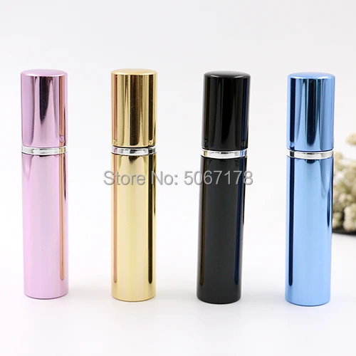 

10/30/50 шт. 7 мл дорожная компактная бутылка для парфюма с распылителем, Портативная Алюминиевая мини-бутылка для запаха