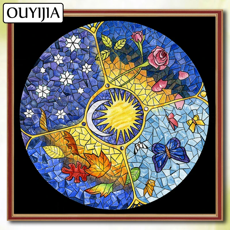 Бабочки животные птицы цветок 5D DIY Алмазная полноразмерная картина OUYIJIA вышивка