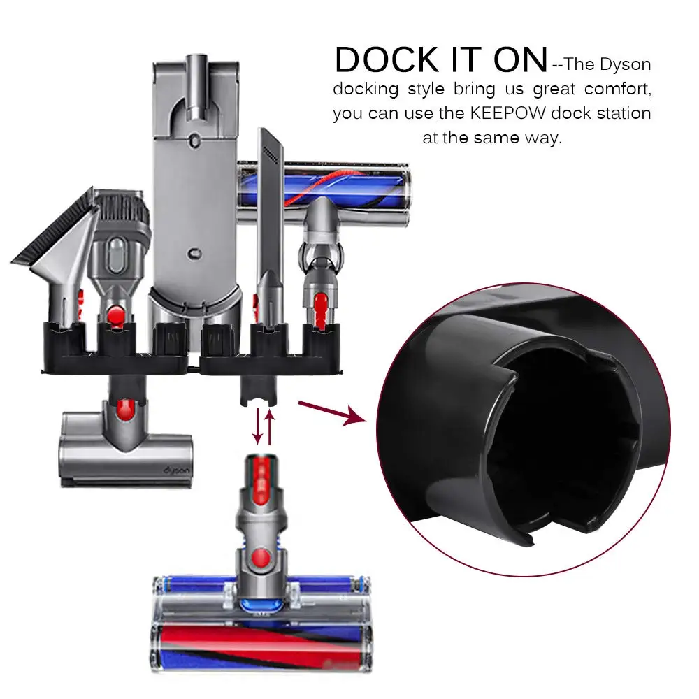 Совместимость с Dyson V10 holder, V8, V7 доки станция аксессуар органайзер держатели настенное крепление аксессуары