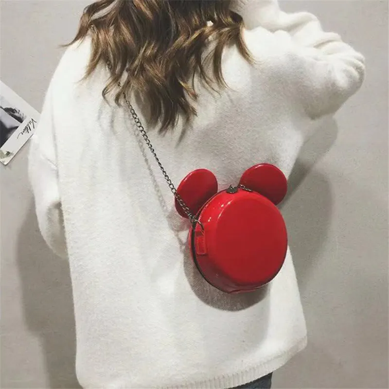 Hot New Fashion Design Women Mickey Shaped Bag Cute Funny Women Evening Bag Clutch Purse Chain Shoulder Bag for Birthday Gift Hot New Fashion Design Women Mickey Shaped Bag Cute Funny Women Evening Bag Clutch Purse Chain Shoulder Bag for Birthday Gift