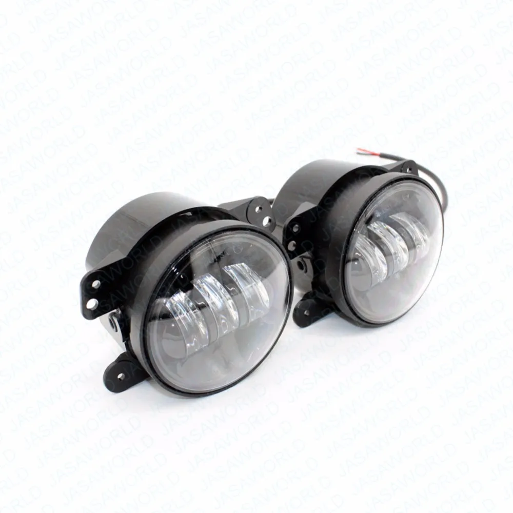 

2Pcs/Pair 4 Inch 30W 1440LM Car Led Fog Light Auto Work Lighting Bulbs Head lamp For 2007-2013 Jeep Wrangler 2009-2013 Dodge