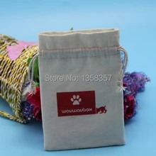 100 шт./лот джута/лен drawstring подарочные пакеты для косметики/часы/телефон упаковке, размеры на заказ, различные цвета