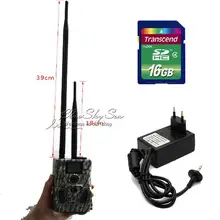 Free Shipping!16GB ScoutGuard SG550-12mHD GPRS/MMS Hunting Trail Camera+Adaptor+39cm Antenna