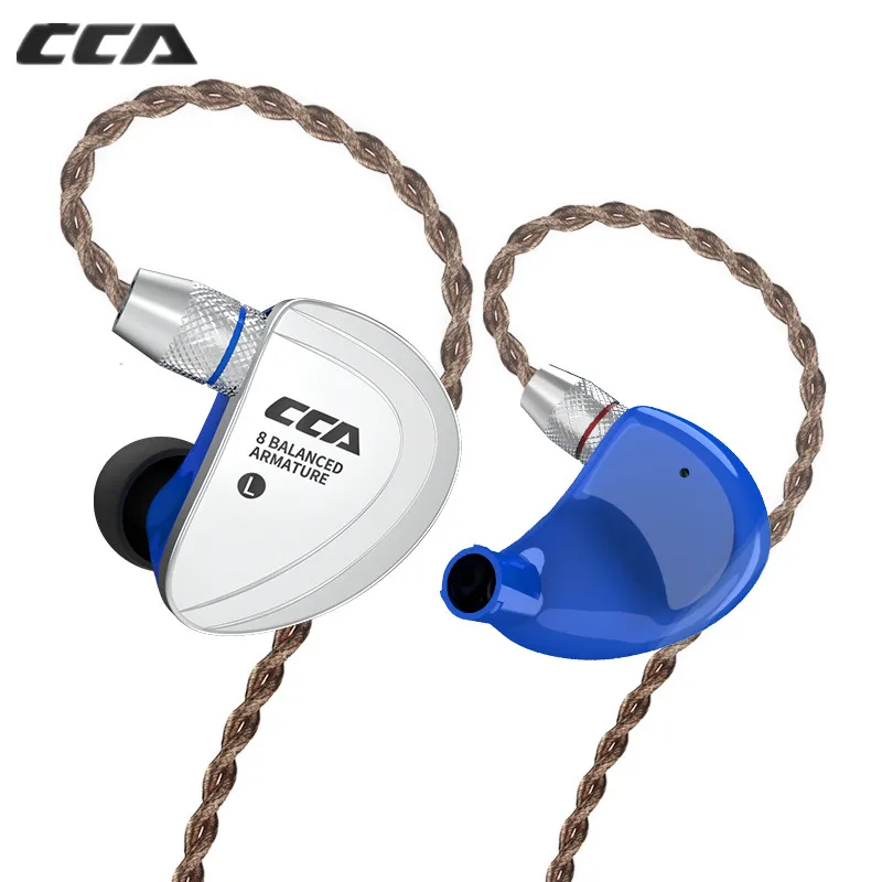 Наушники вкладыши CCA C16 8BA Hi Fi гарнитура съемные наушники с отдельным 2 контактным