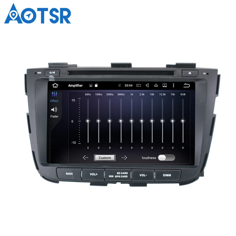 Sale Aotsr Android 8.1 GPS navigation Car DVD Player For KIA SORENTO 2012-2015 multimedia radio recorder 2 DIN Bluetooth WiFi 2