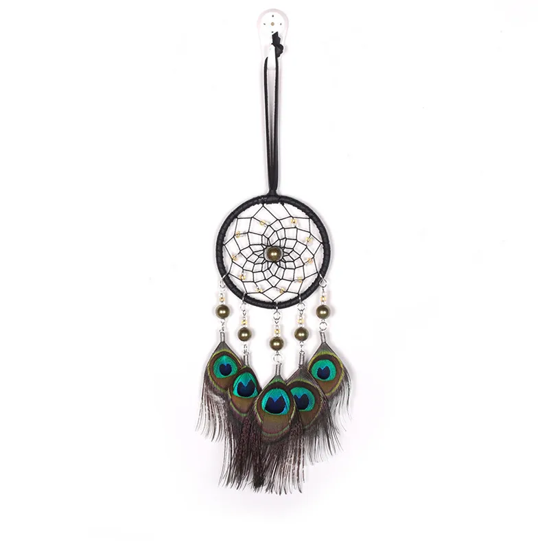 

Original innovative wind chimes dream catcher ornaments Indian creative peacock language retro home gifts wall hangings
