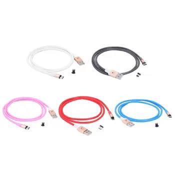 

Magnetic Type-C 8 Pin Charging Cable Sound Control Light Phone Adapter Cord