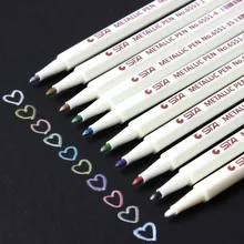 Фирменная Новинка 800 шт. металлическая маркер ручка для поделок, скрапбукинга Водонепроницаемая масляная ручка художественная маркер ручка для канцелярских принадлежностей школьные принадлежности