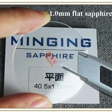 Круглые плоские сапфировые часы с кристаллами толщиной 1,0 мм для замены часов выберите размер 32,5 мм~ 41 мм Размер