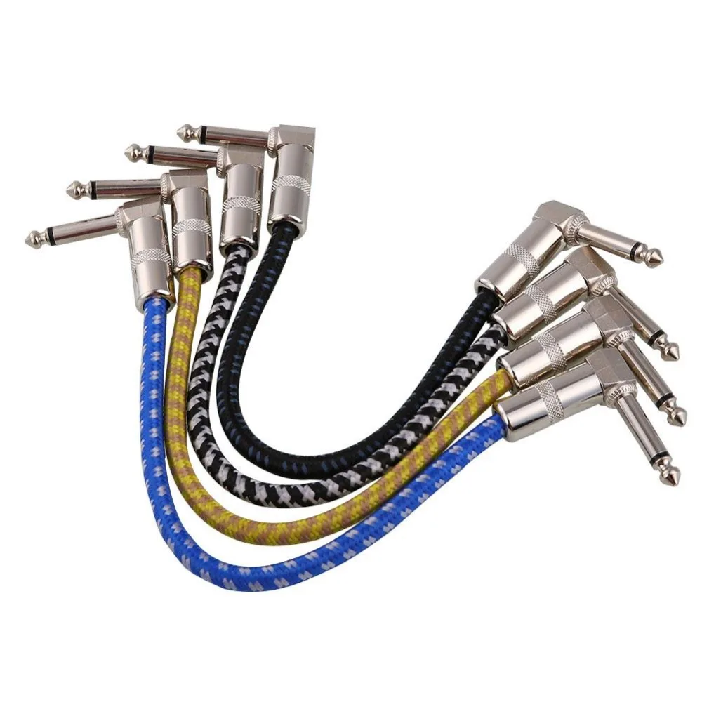 6.3mm Electric Guitar Effect Pedal Patch Connect Cable Wire Bass Cord