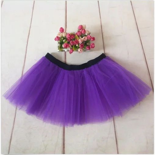 3Layers Adult Women Tutu Tulle Skirt Petticoat Dance Halloween Party Fancy - Цвет: as picture