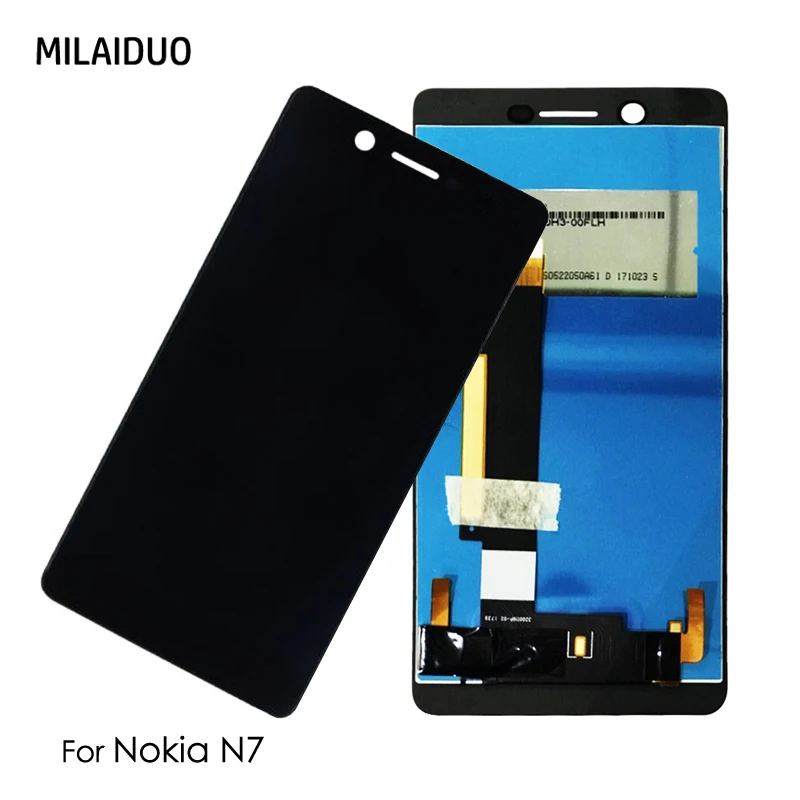 

Original LCD Display For Nokia 7 N7 Touch Screen Digitizer Assembly Replacement Parts No Frame 5.2" 100% Tested 1920*1080