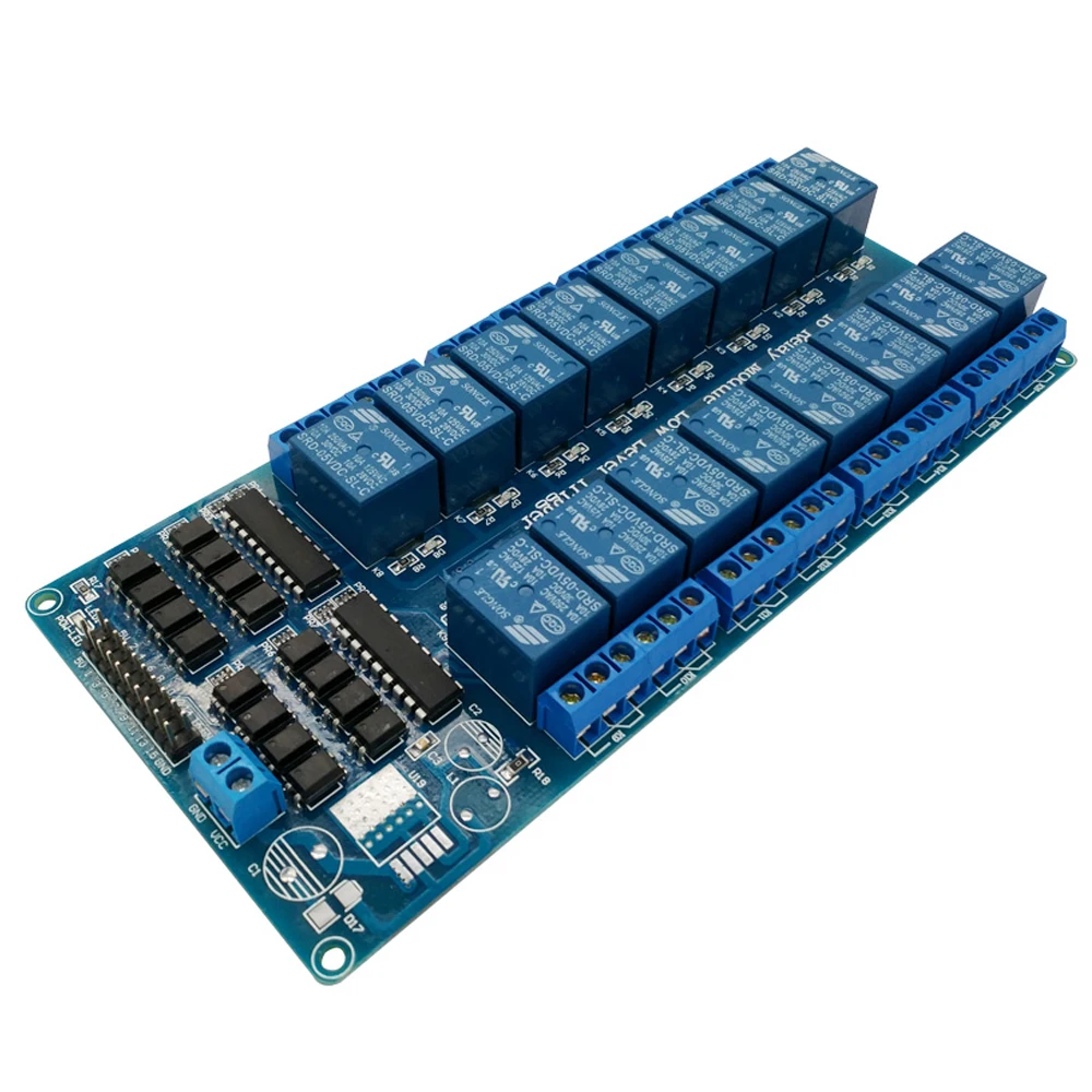 

5V 12V 16 Channel Relay Module for arduino ARM PIC AVR DSP Electronic Relay Plate Belt optocoupler isolation 16 road