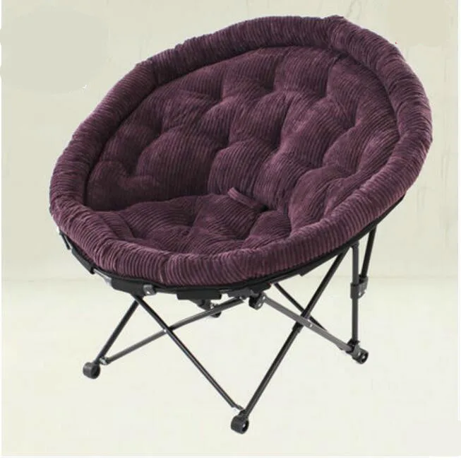  Comfortable Lazy Sofa Portable Folding Soft Singel Chair Soft Reclining Lying Leisure Chair Short P