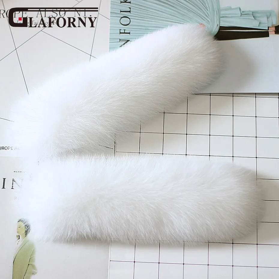 white fox fur