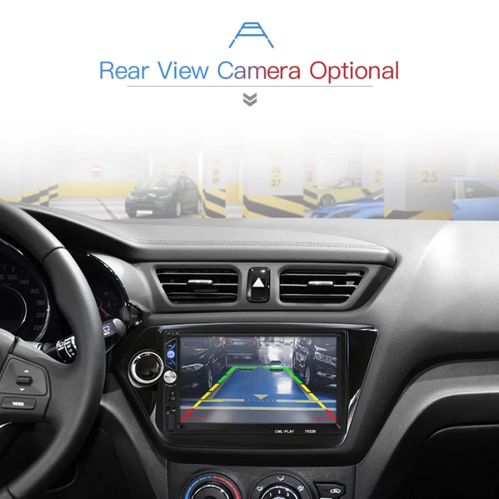 Discount 7" 2din Car Radio DVD MP5 player Digital Touch screen Android Multimedia player Autoradio Support Rear camera wifi RDS AM GPS 7