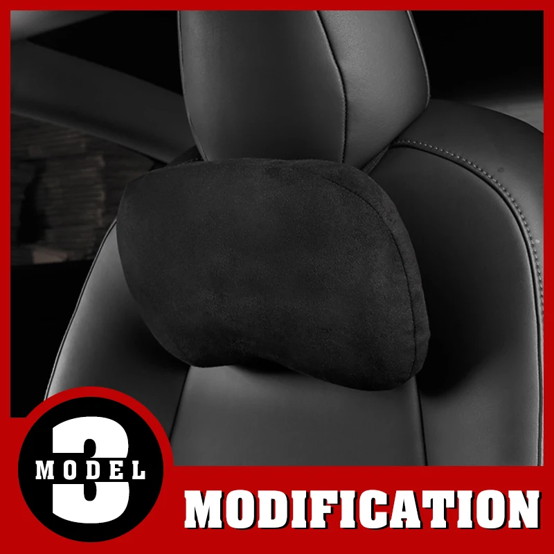 Modification Two styles Headrest neck comfort headrest for Tesla for model 3 Car accessories