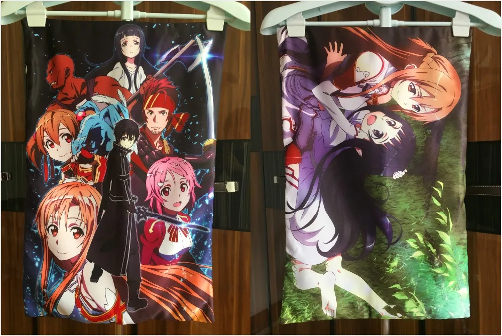 Наволочки для подушки в японском стиле аниме Искусство меча онлайн Asuna Otaku 40x60 см