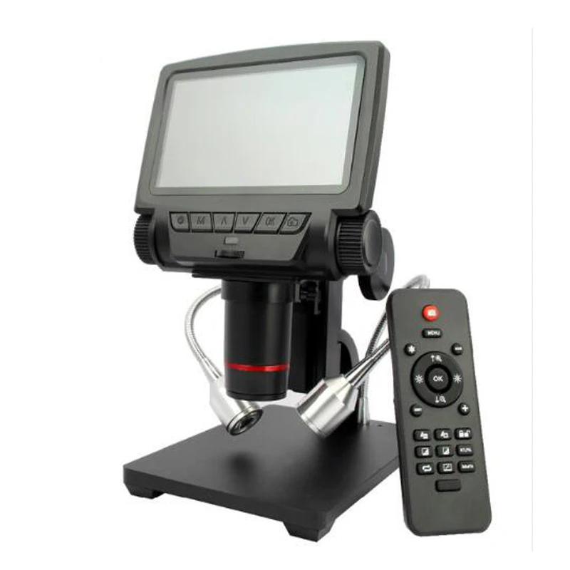 

5 inch ADSM301 HDMI/AV microscope +remote control long object distance digital USB microscope for mobile phone repair solder