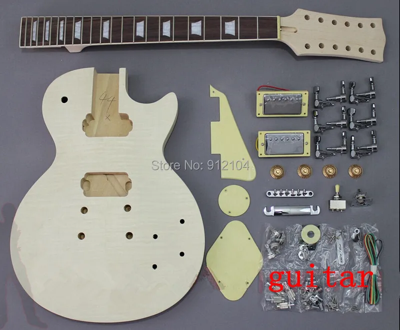 

new semi-finished 12-strings electric guitar in natural color with chrome hardware+foam box+free shipping F-1817