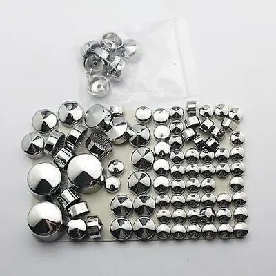 UNDEFINED Motorcycle Chrome Bolts Toppers Cap Cover For Harley Twin Cam Softail Fat 2000 2001 2002 2003 2004 2005 2006 | Автомобили и