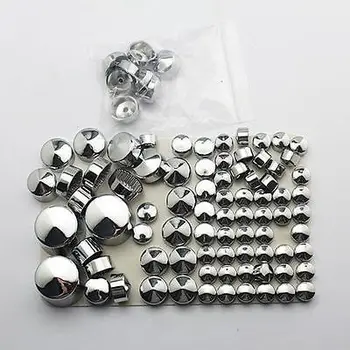 

UNDEFINED Motorcycle Chrome Bolts Toppers Cap Cover For Harley Twin Cam Softail Fat 2000 2001 2002 2003 2004 2005 2006