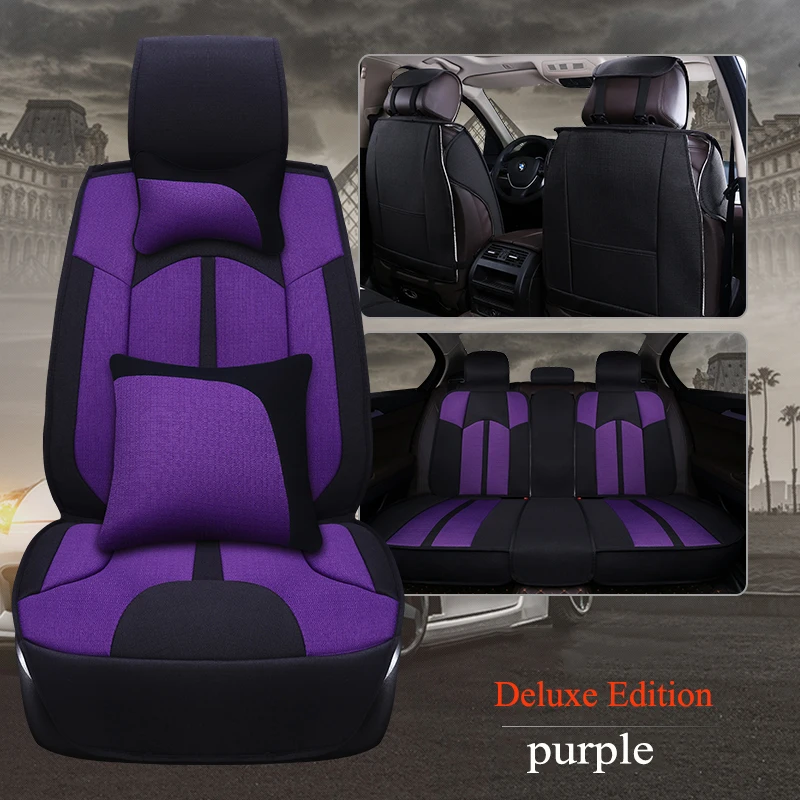 Kalaisike Flax Universal Car Seat covers for Jaguar all models F PACE