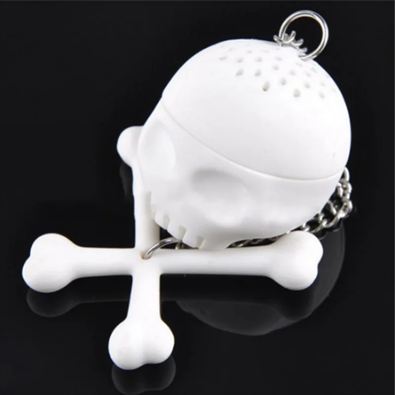 Силиконовые T Bones чайные косточки череп Чай Infuser свободные листья ситечко для чая