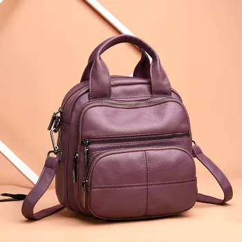 

Hot sale fashion leather bags brand design women handbag luxury female shoulder messenger bag classical doctor bag X2-63