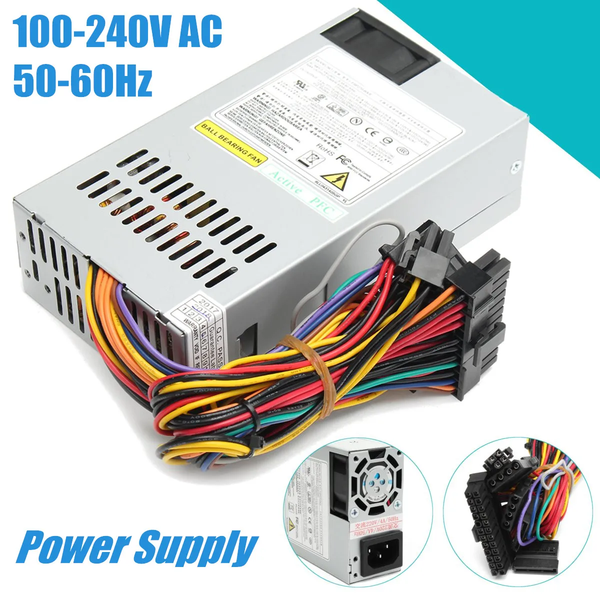 Оригинальный FSP270 270 Вт мини ITX чехол для компьютера гибкий HTPC маленький 1U NAS