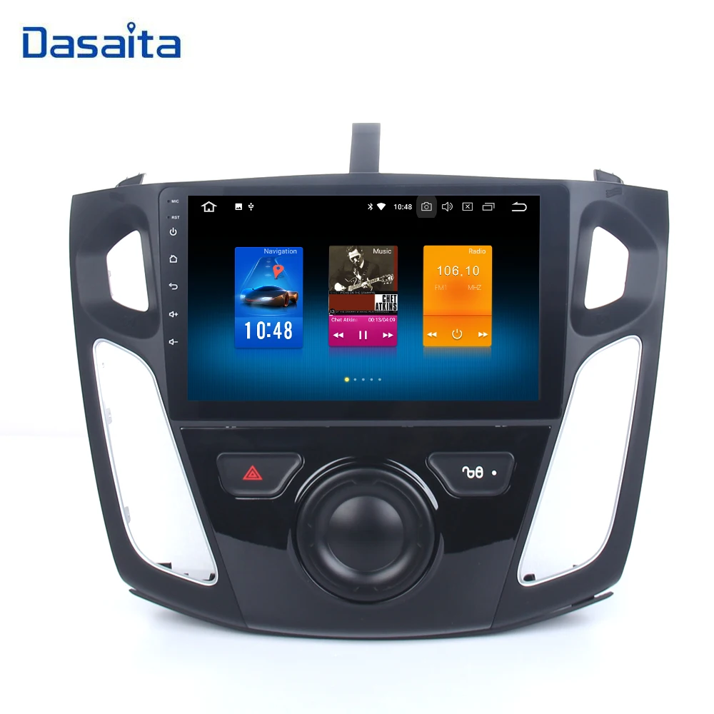 Clearance Car 1 din ips Android 9.0 multimedia player for Ford Focus 2012 2013 2014 2015 autoradio with 8-Core 4Gb+32Gb built-in wifi GPS 1