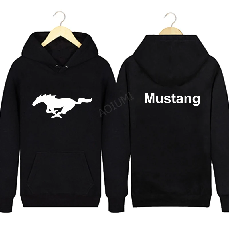 

New Fashion winter autumn Hoodies Mustang Sweatshirts Print letter coats Unisex Hooded Hoodies jackets