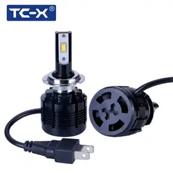 TC-X LED светодиодные лампы H1 H7 LED H11/H8/H9 H4/9003 9005/HB3 9006 /HB4 880/H27  7200LM 6000 К фары автомобиля ближний дальний свет противотуманные фары