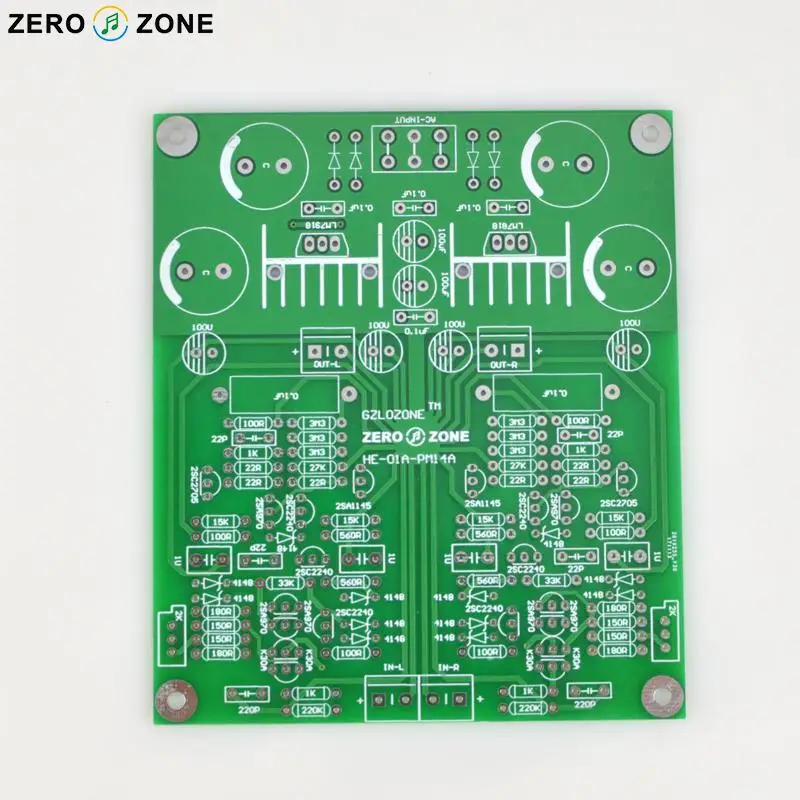 GZLOZONE HE01A предусилитель PCB ссылка PM14A 2 канала пре-усилителя мощности